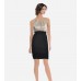 Shutter Pleated Cocktail Dress